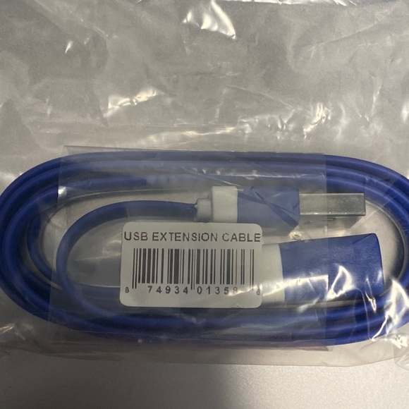 🆓FREE ADD-ON to BUNDLES OVER $50🆓 USB Extender, Blue - Picture 1 of 1